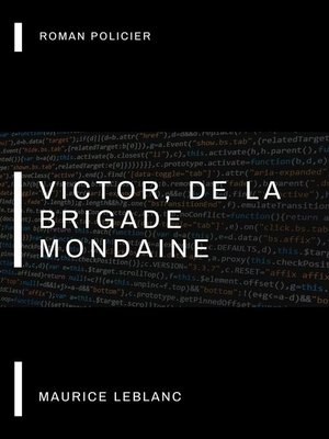 cover image of Victor, de la Brigade Mondaine